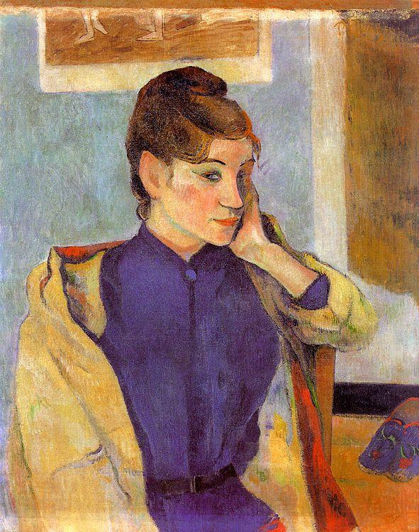 Paul Gauguin Portrait of Madeline Bernard Norge oil painting art